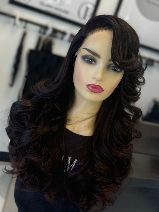 Luxury HD 5x5 Closure Wig – Natural Wavy | Double Drawn Fullness | Undetectable Lace